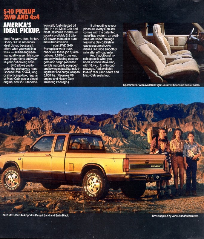 1985 Chevrolet Trucks Brochure Page 7